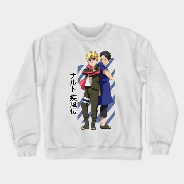 Boruto And Kawaki Boruto Naruto Next Generations?Store_Id=1612283 Crewneck Sweatshirt Official Boruto Merch