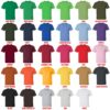 t shirt color chart - Boruto Store