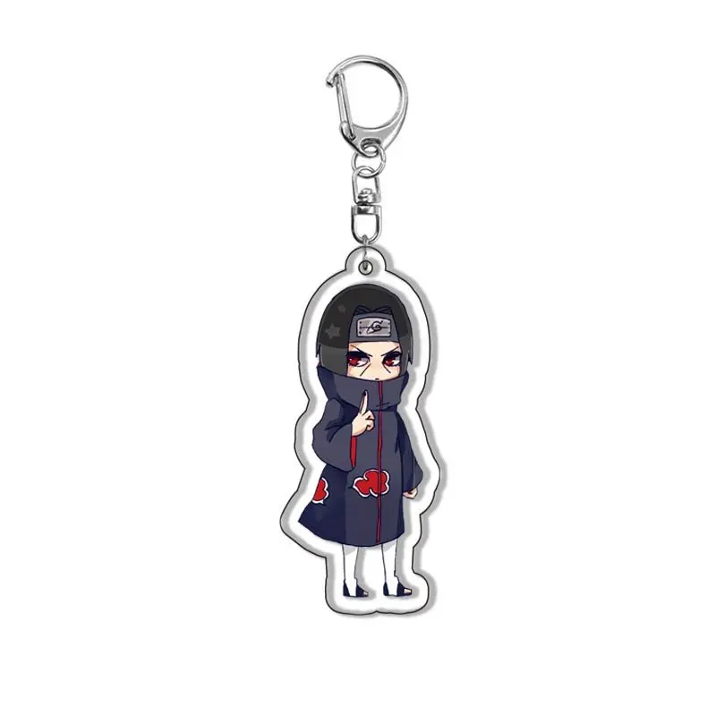 kf S79d6e4f1a1354a1bb1f3afb6664b16eat Anime NARUTO Akatsuki Red Cloud Pain Hoshigaki Kisame Kakuzu Sasori Zetsu Hidan Cosplay Acrylic Key Chain - Boruto Store