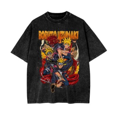 Boruto20Cool20Mineral20Wash20T Shirt - Boruto Store